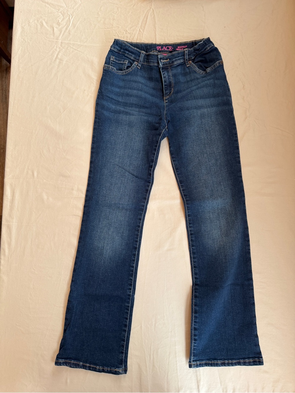 Place Girls Dark Blue Flare Jeans